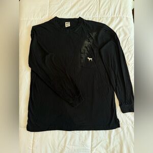 PINK Victoria's Secret Black Long Sleeve Tee